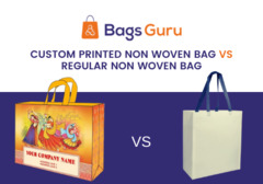 Customized non woven bags vs regular non woven bags.