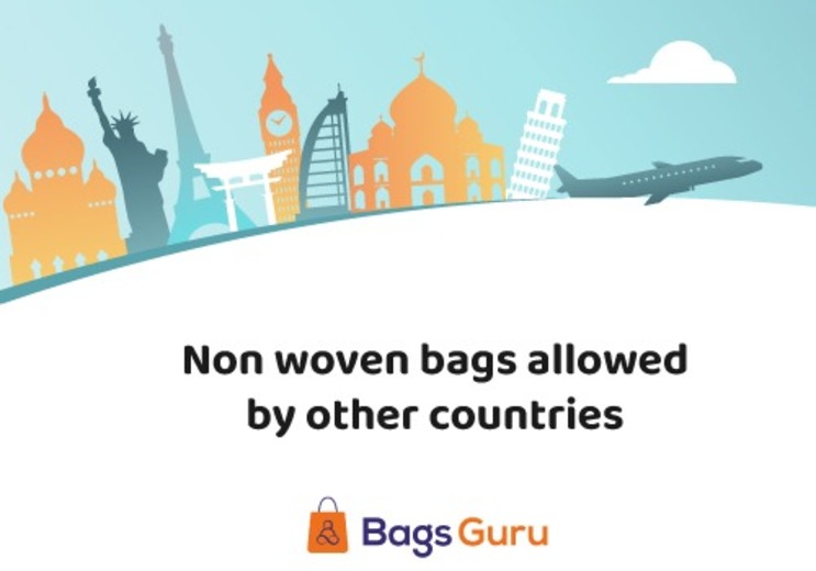 Non woven bags allowed by other countries