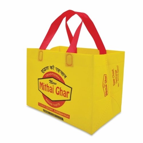 Mithai Ghar Mini Mithai Non Woven Box Bag | Bagsguru